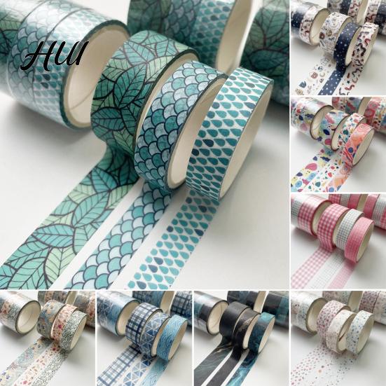 Versatile Craft Tape 3 Rolls Washi Set, Decorative Stickers, Aesthetic Tapes for Breathable Paper Scrapbooking Supplies, Journaling Junk Journal,