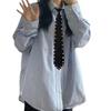 Glitter Business Adjustable Neck Tie Black Pre Tied Neck Tie  Uniform Shirt