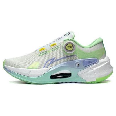 Кроссовки Li Ning Lijun 7 Pro с нескользящей подошвой и износостойкостью, женские кроссовки для бега, зеленые, белые, синие ARZT002-4