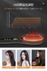 Straight Brush Hair Iron Temperature Adjustment Negative Ion Brush Iron with Gloves LED Display 16 Types of Temperature Adjustment 60 Minutes Easy