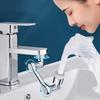Универсальный вращающийся удлинитель для смесителя из АБС-пластика, аэратор, фильтр от брызг, насадка-аэратор для кухонной раковины, два режима подачи воды