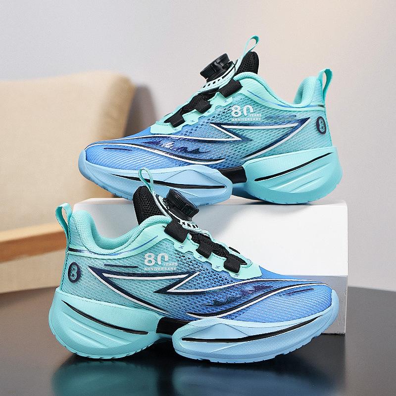 Classmate Boys' Shoes 2025 New Spring Mesh Children's Light Running Sports Basketball Shoes Popular for Older Children