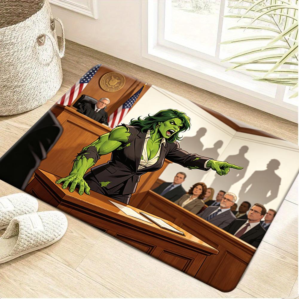 1pc Marvel Spider for Man Themed Door Mat Rug Perfect for Valentine's Day Birthday and Various Holiday Gifts Suitable for Home