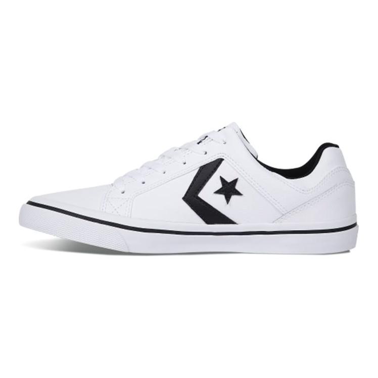 Converse All Star El Distrito Нескользящие Легкие Низкие Кеды для Скейтбординга Унисекс Белые 158427C