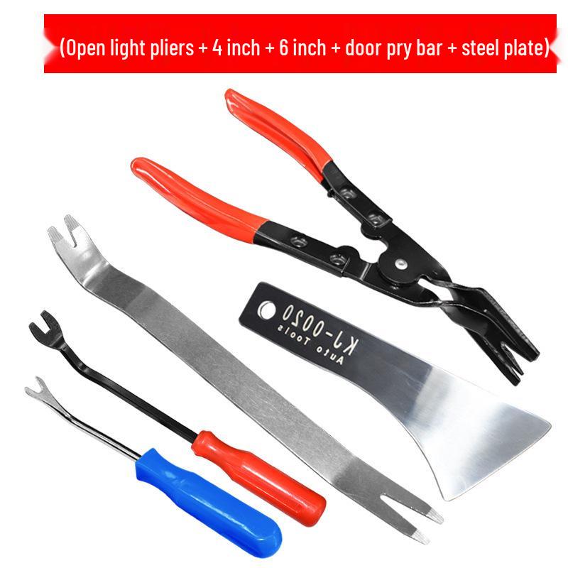 Набор инструментов для снятия обшивки и рычаг для салона автомобиля из нержавеющей стали