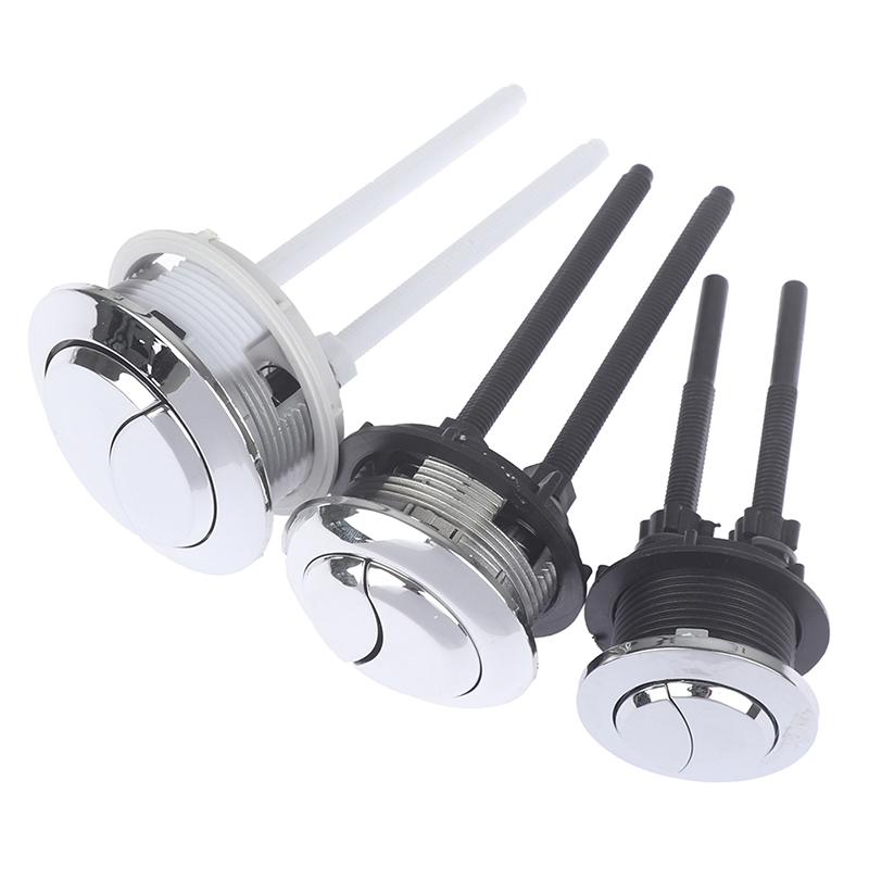 1Pc Dual Flush Toilet Tank Button Round Shape Toilet Push Dual Flush Buttons