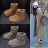 Women's 2024 Winter Thick-Soled Snow Boots - Fashionable, Thickened Velvet, Cold-Proof, Short Fur Boots for Students.