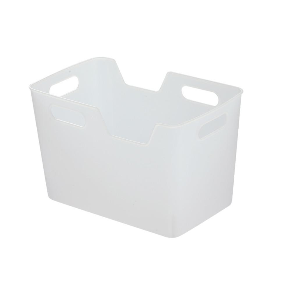 Transparent Storage Basket Smooth Edge Fridge Storage Bin Durable Refrigerator Storage Box