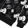 Hip Hop Joggers Sweatshirt Korean Fashion Punk Sport Coat Pullover Skull Graphics Goth Emo Long Sleeve Zip Hoodie Y2k Jacket Men