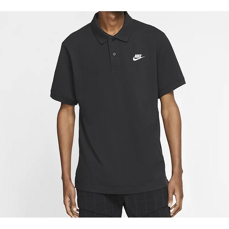 Nike Спортивная рубашка-поло мужская черная CJ4457-010