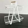 2 Tier Fruit Basket Bowl for Kitchen Counter,Bread Vegetable Fruit Basket Bowl Stand,Detachable Metal Basket Storage