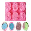 Инструменты для вечеринок из глины DIY Craft Bee Oval Honeycomb Soap Mold 3D Art Wax Mold Silicone Cake Resin Forms