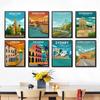 Venice Berlin Houston Travel Canvas Painting Sydney Wall Art Nordic Posters and Prints Wall Pictures for Living Room Decor