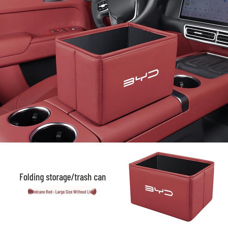 Folding Storage & Trash Organizer for BYD Seagull, Song Plus/Pro, Han, Dolphin, and Qin Cars