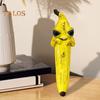 Banana Small Ornament Weather Resistant 15cm Handmade Resin Statue Indoor Outdoor Lawn Home Decoration