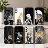 Чехол для телефона M-Misa D-Death-H N-Note-E для Samsung Galaxy A73,A72,A71,A70,A53,A52,A51,Других Мягкая черная крышка