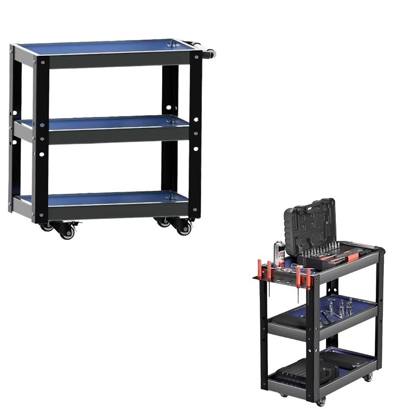 Mechanical Workshop ToolsCart Tool Trolley With Brake Wheels Toolbox Cabinet Organizer Holder Garage Workbench Racks