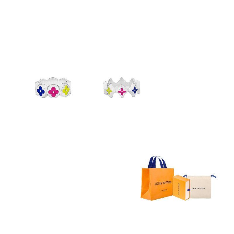 LOUIS VUITTON Mng Party Set Of 2 Rings M0959M