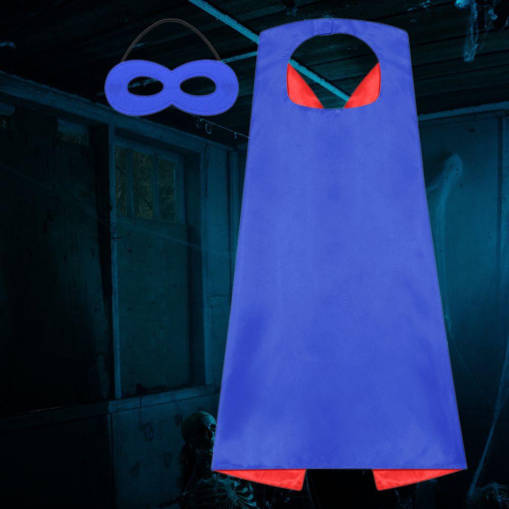 Фестиваль маскарадный костюм Хэллоуин косплей супер герой плащ маска мальчики девочки плащ супергерой костюмы