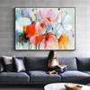 Modern Wall Art Flower Painting Living Room Abstract Water Splash Canvas Painting Wall Decoration Background Wall Decoration
