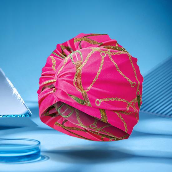 Шапочка для плавания и бассейна, практичная удобная шапка для купания с перекрестной завязкой, женская защитная шапочка с длинными волосами, шапка-бини, шапка для купания для моря