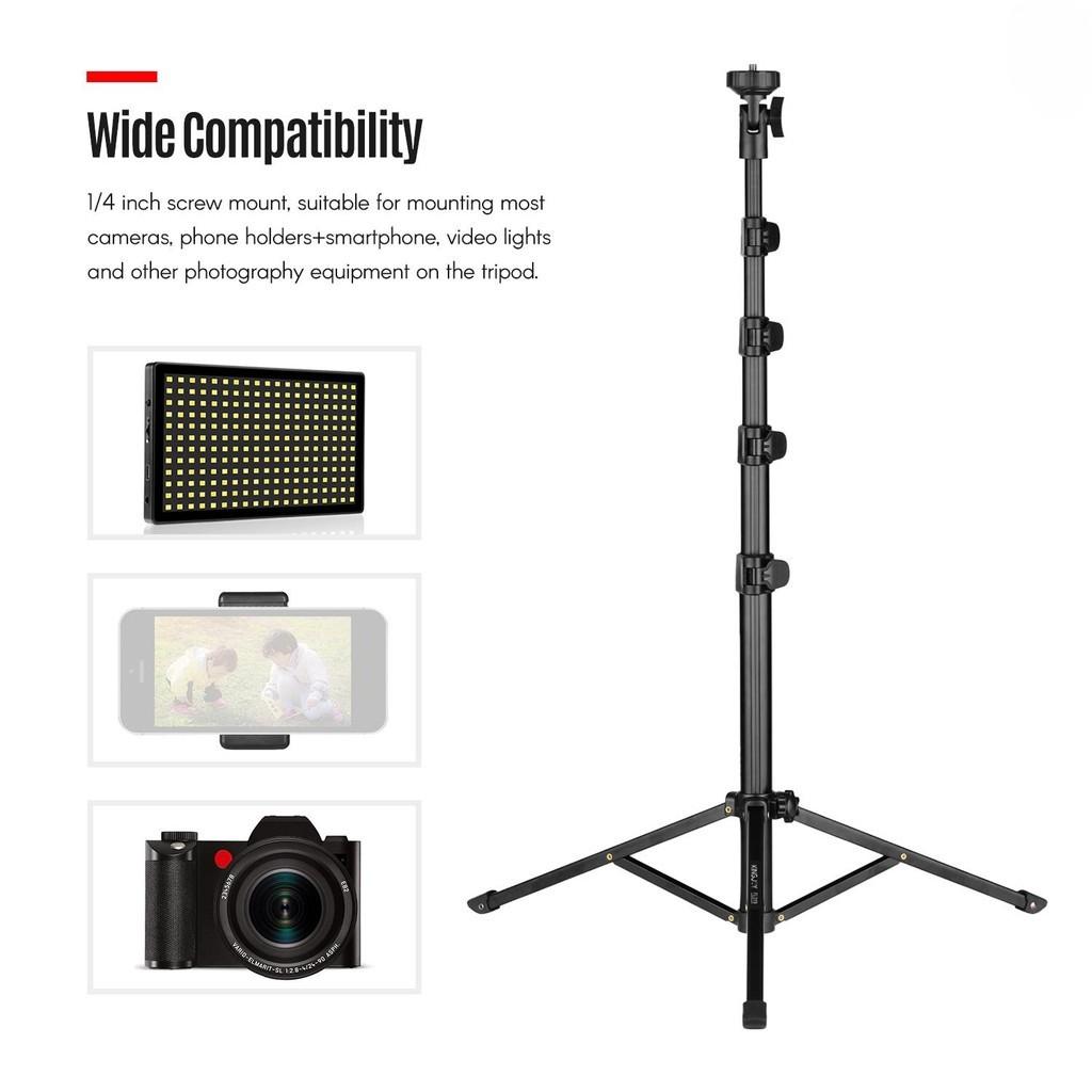 Multi-functional Photography Video Tripod Mobile Live Video Broadcasting Bracket Aluminum Alloy Camera Support Stand