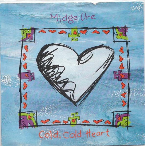 7-дюймовая пластинка MIDGE URE - Cold, Cold Heart 114555 Arista 1991 UK Танцевальная и электронная музыка Б/у