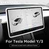 Для Tesla Model 3 Y Силиконовая защитная рамка для экрана, автомобильные аксессуары, центральный пульт управления, навигационный экран, защитный чехол для края