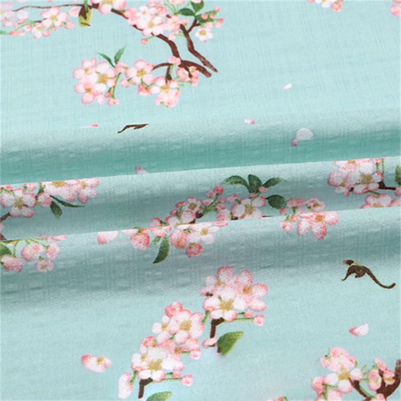 Брюки от комаров, ткань с принтом, искусственные летние тонкие хлопковые летние юбки, хлопковое платье, юбка Cheongsam DIY