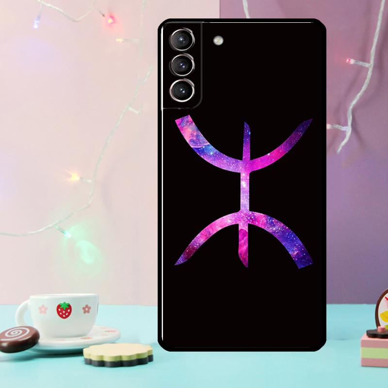 Amazigh Berber Flag Phone Case For Samsung Galaxy S24 S25 Ultra S21 S22 S23 Ultra S9 S10 S20 Plus S25 FE Cover