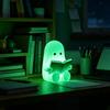 Фигурка призрака, читающего книгу, 3D-печатная милая мини-статуэтка сидящего призрака для Хэллоуина, книжной полки, стола, домашнего декора