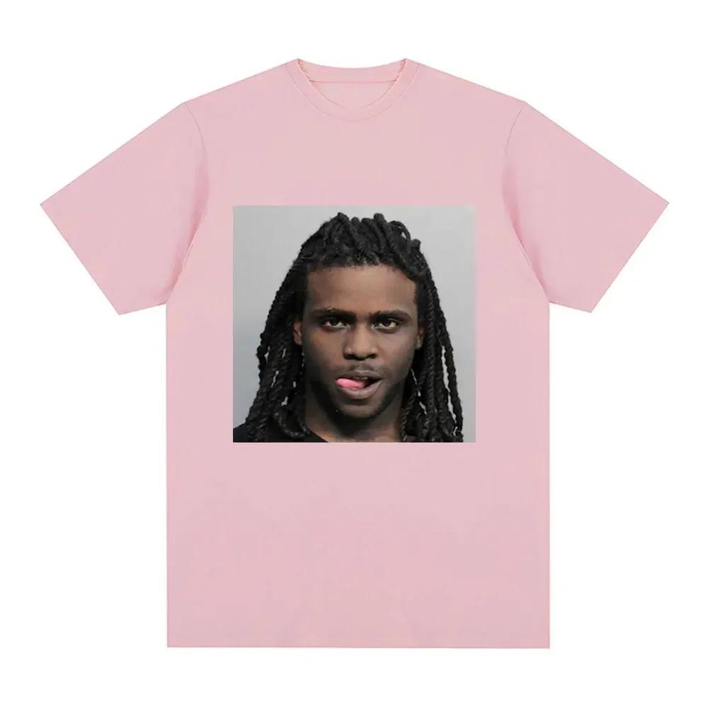 Rapper Chief Keef Mugshot Graphic T Shirt WoFashion Casual Short Sleeve T-shirt Hip Hop Gothic Oversized T-shirts