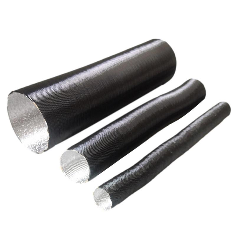 Автомобильный обогреватель воздуховод шланг выхлопной шланг автомобильный стояночный обогреватель изоляция алюминиевая фольга труба воздушный обогреватель расширяемая гофрированная трубка