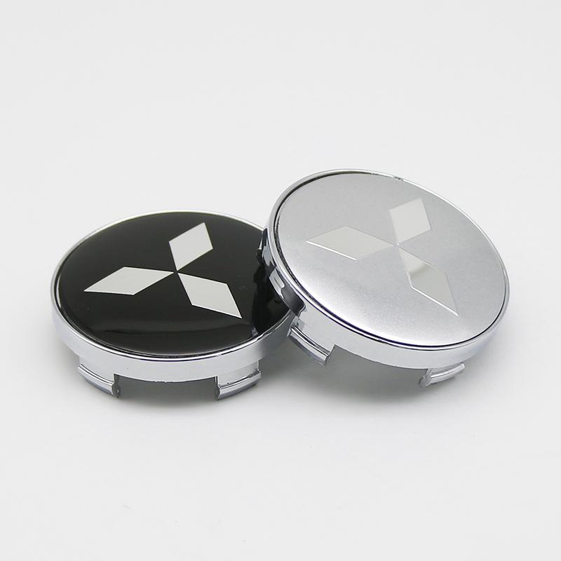 4 шт. 60 мм Наклейки на центральный колпачок колеса автомобиля, крышка диска для Mitsubishi Pajero Outlander XL Montero Lancer Triton l200 Galant