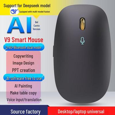 Bluetooth-мышь Zero Hour V9 с AI-голосом, 3 режима