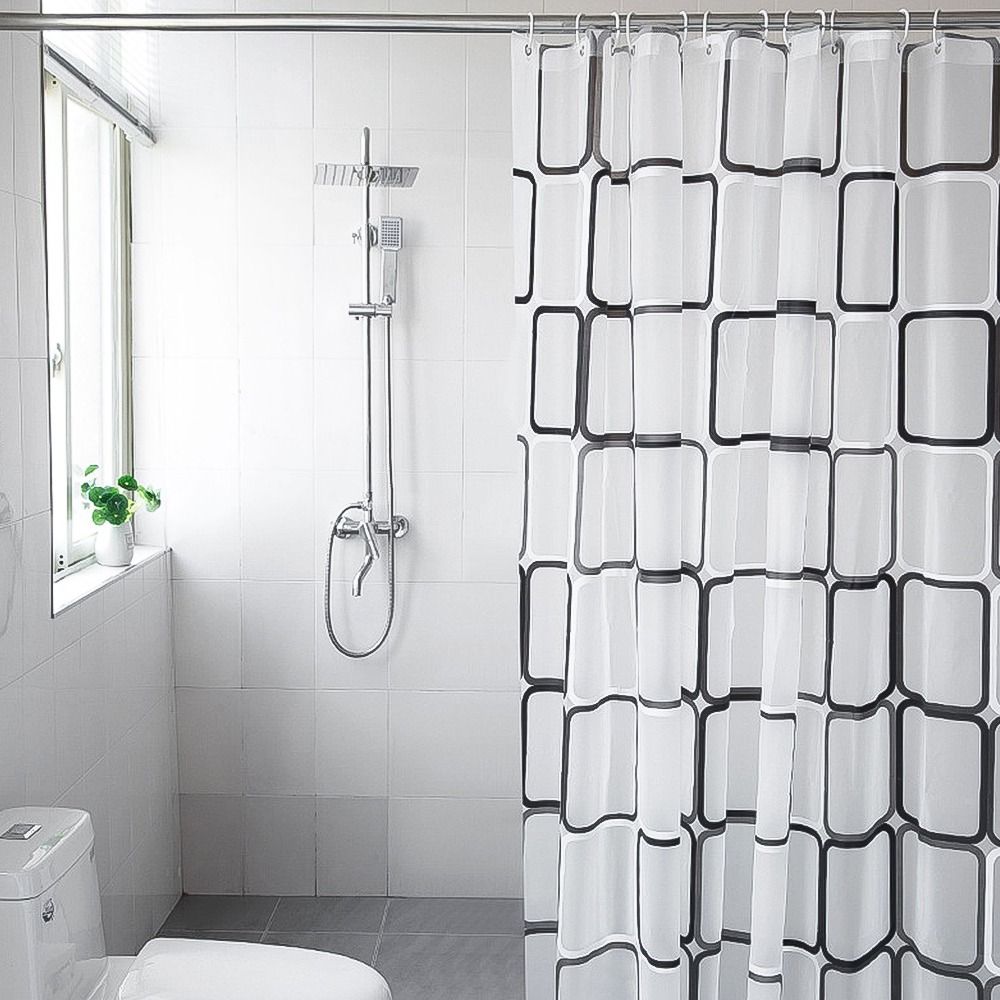 Durable Bathtub Curtains Mildewproof Bath Curtains Shower Curtain Bathroom Screens PEVA