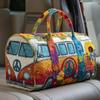 Station Bus Series Travel Bag Fashion Printed Ladies Yoga Bag Handbag