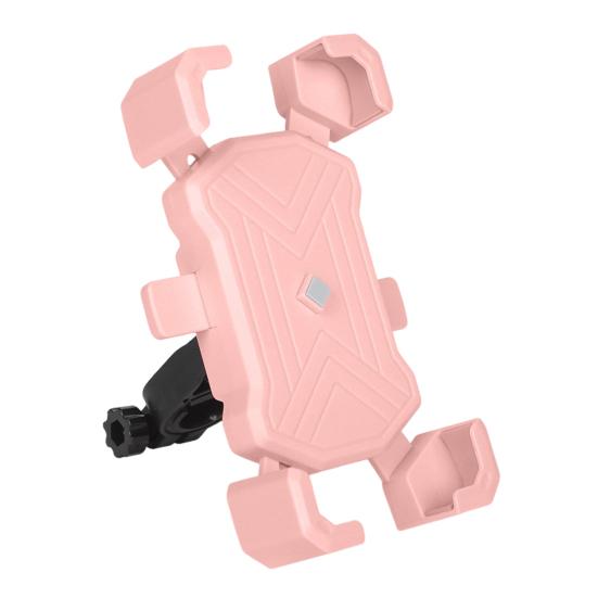 Держатель для телефона на велосипеде Противоударный фиксатор с нескользящим зажимом с четырьмя когтями Крепление для мобильного телефона на электрическом велосипеде Навигационный кронштейн