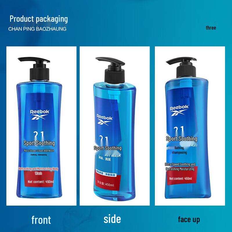 Reebok Men's 3-in-1 Shower Gel 1000ml