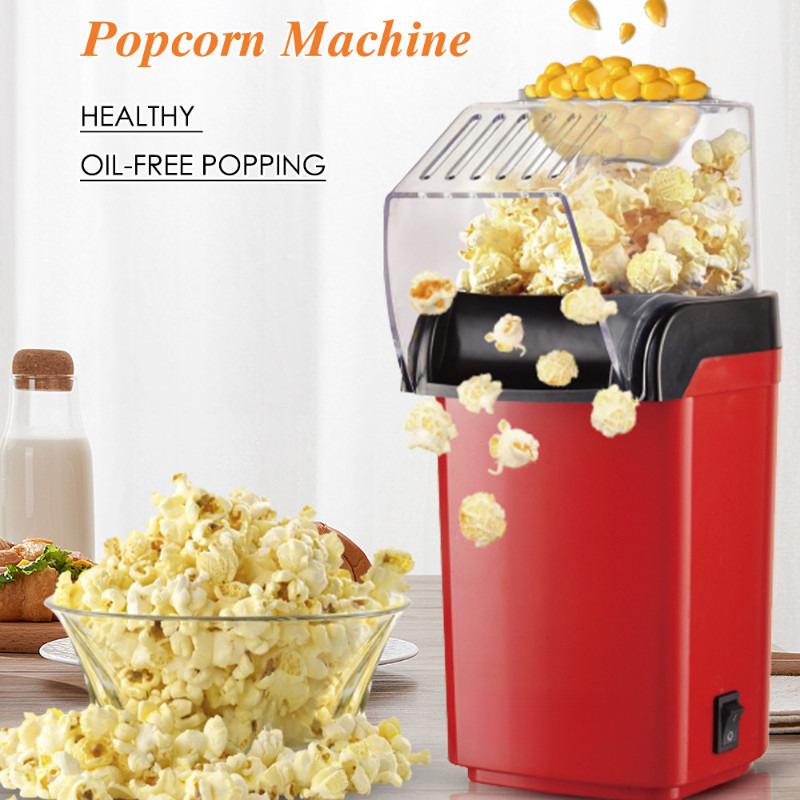1200W Small DIY Popcorn Maker 2L Large Capacity Household Fully Automatic Corn Popcorn Puffing Machine Popcorn Machine