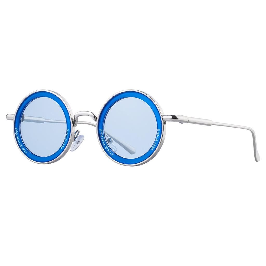 JYL TS Мужские круглые - Ретро Уникальные солнцезащитные очки ZS-98317