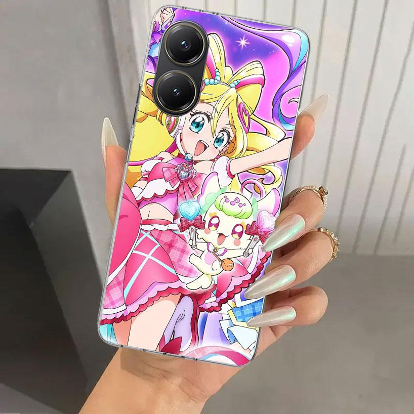 Чехол для телефона Pretty Cure Anime для Xiaomi Poco X5 X6 X7 Pro F7 Ultra M7 Redmi 15 15C 13 13C 12 12C 10 10A 10C 9 9A 9C 9T Shell Poc