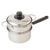 Maruyama Giken Induction and Gas Stove Made In Two-Tier Steamer, 16cm, 1.8L, ES-725, Compatible, Steamer, Saucepan, Japan, Tsubame-Sanjo