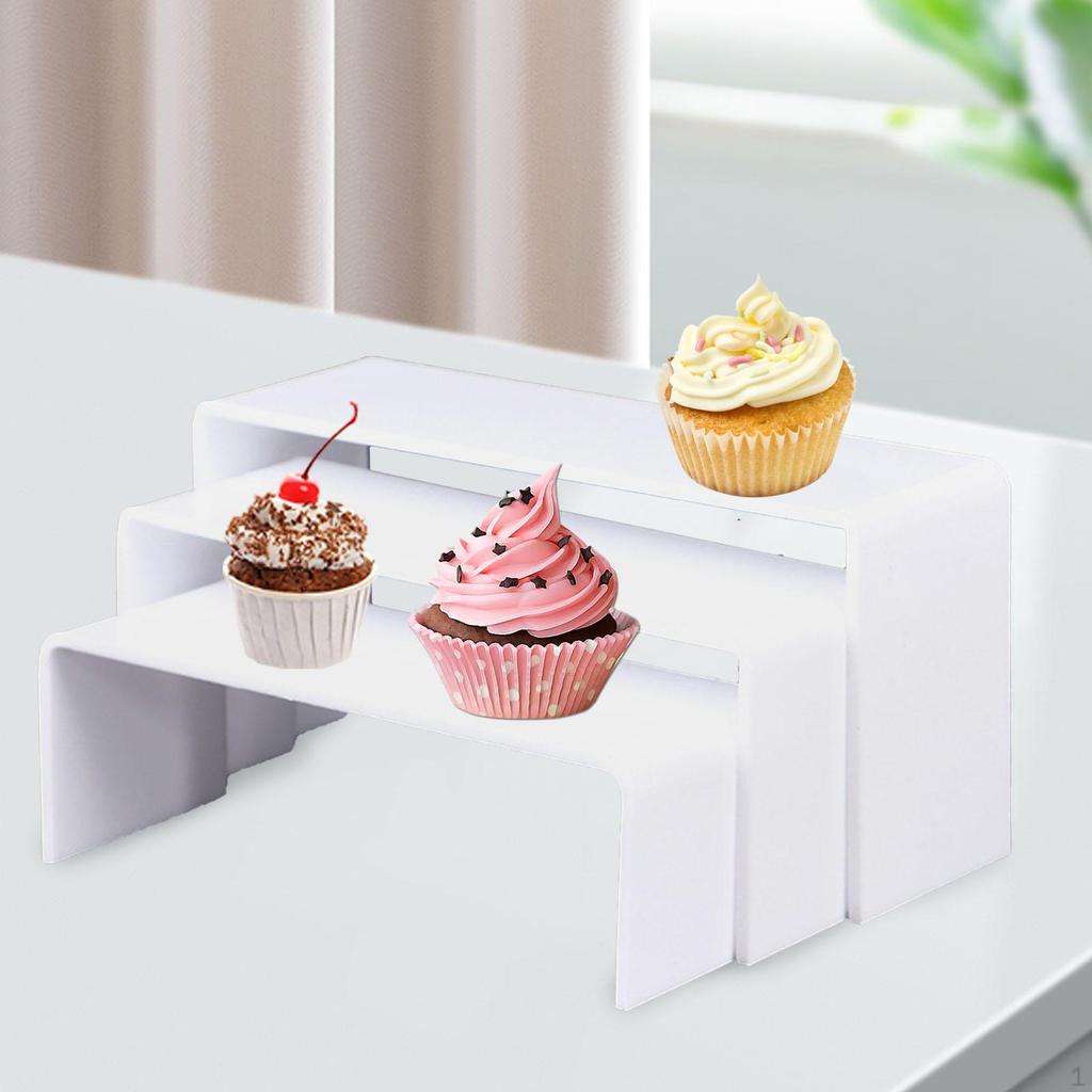 3 шт. акриловые стенды, кронштейны для полок, многоуровневая лестница, прямоугольник для фигурок кукол