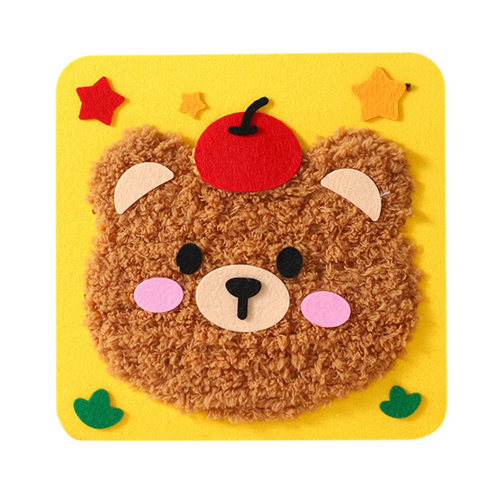 Creative DIY Arts Crafts Cartoon Animal DIY Educational Sewing Kit DIY Doll Sewing Toys for Beginners Arts and Crafts
