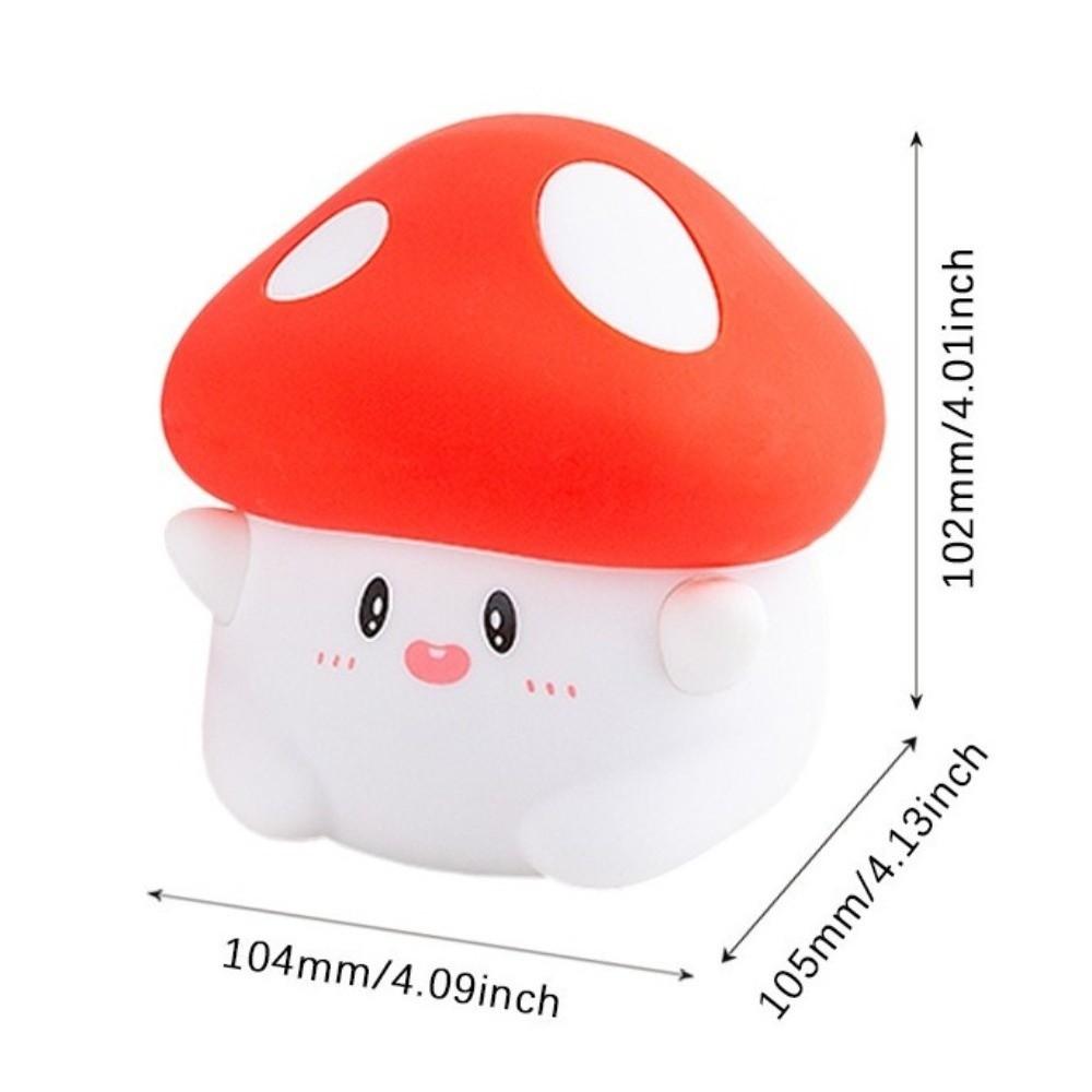 Warm light Mushroom Night Light Type-C Charging Tap Tap Lights New LED Table Lamp  Birthday Gift