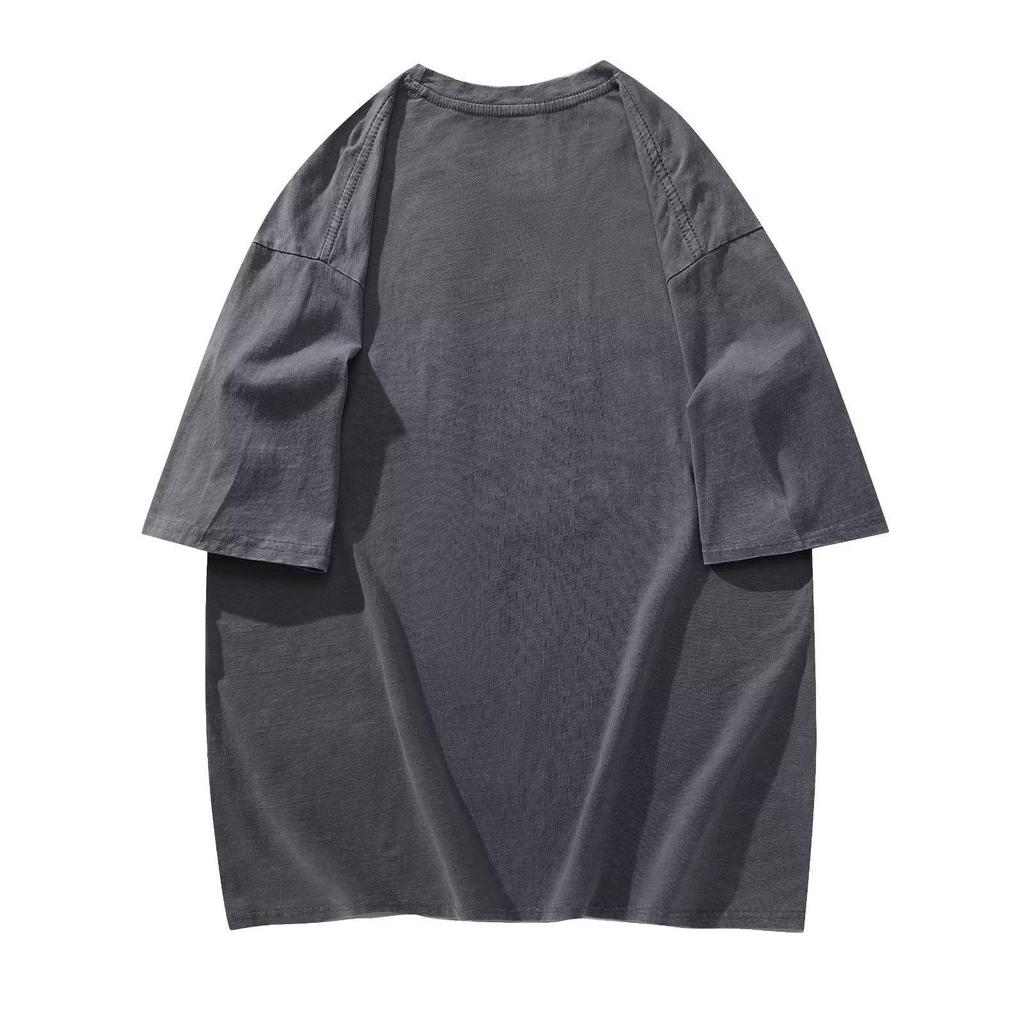 Трендовая футболка оверсайз с коротким рукавом в стиле ретро тай-дай - Унисекс летний стиль