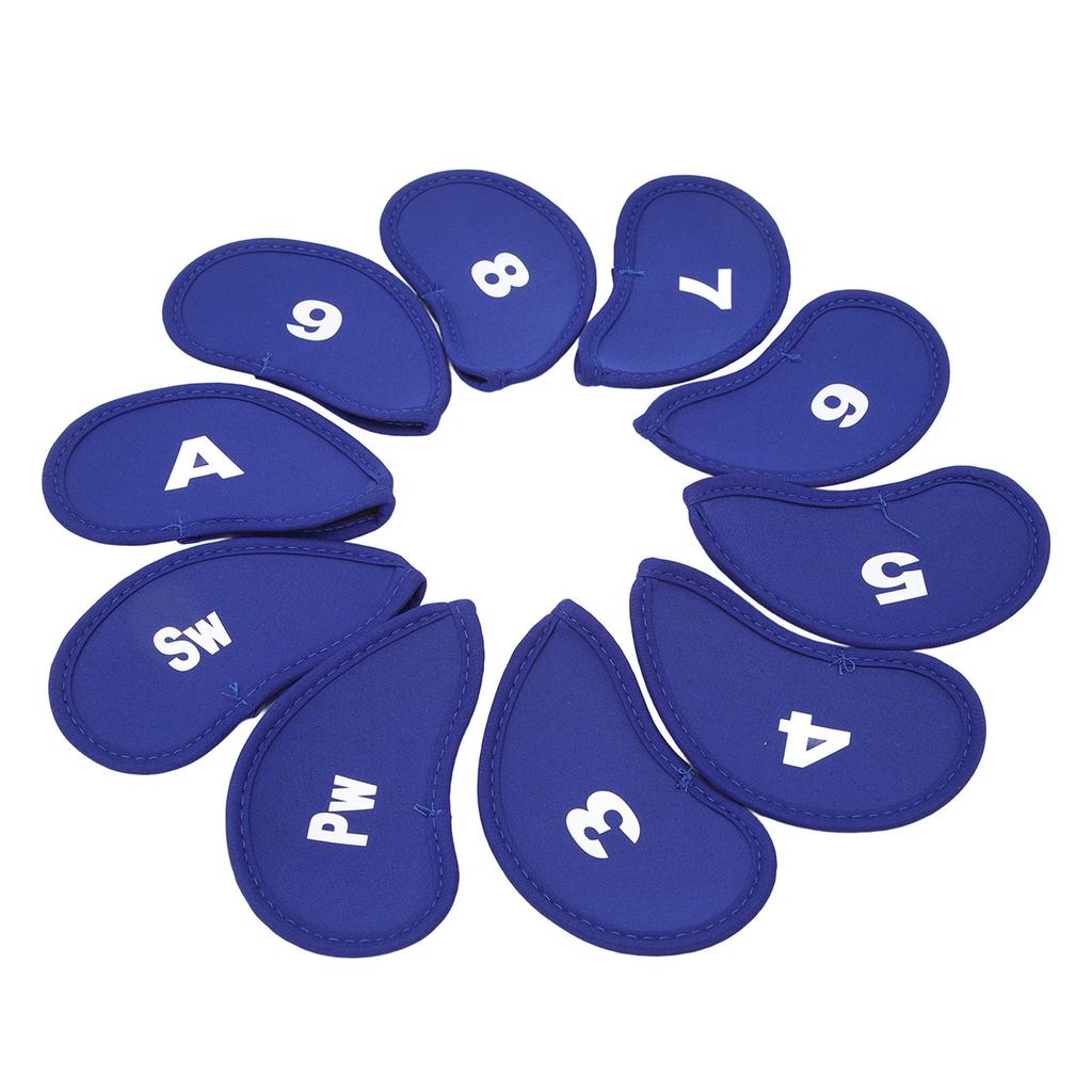 Набор неопреновых чехлов для гольф-айронов с номерами 10 шт. Чехлы для головок гольф-айронов Рукава для гольф-айронов Гольф-клуб