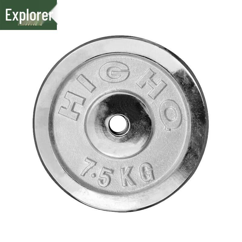 Весовая тарелка для штанги и гантелей Explorer с покрытием