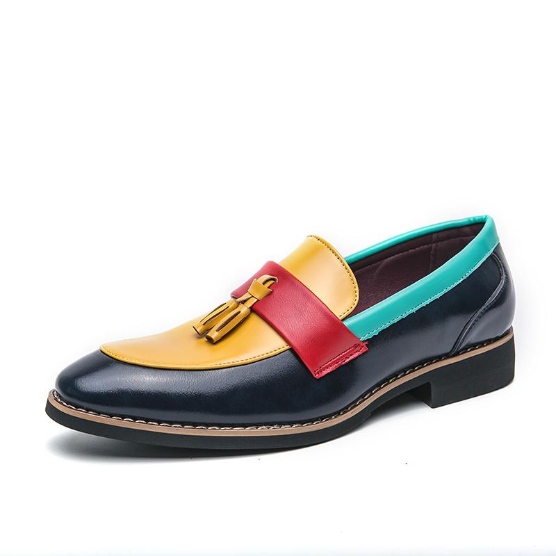 Hot Selling Men's Flat Bottomed Loafer Europe America Trendy Party Dress Shoes Men's Outdoor Driving Shoes Commuting Shoes